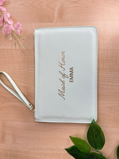 Personalised Clutch bag for Bridal Party