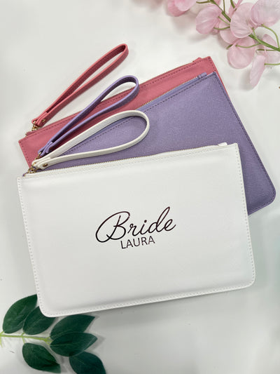 Personalised Clutch bag for Bridal Party