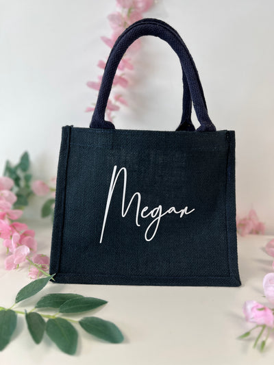 Navy Personalised Tote Bag