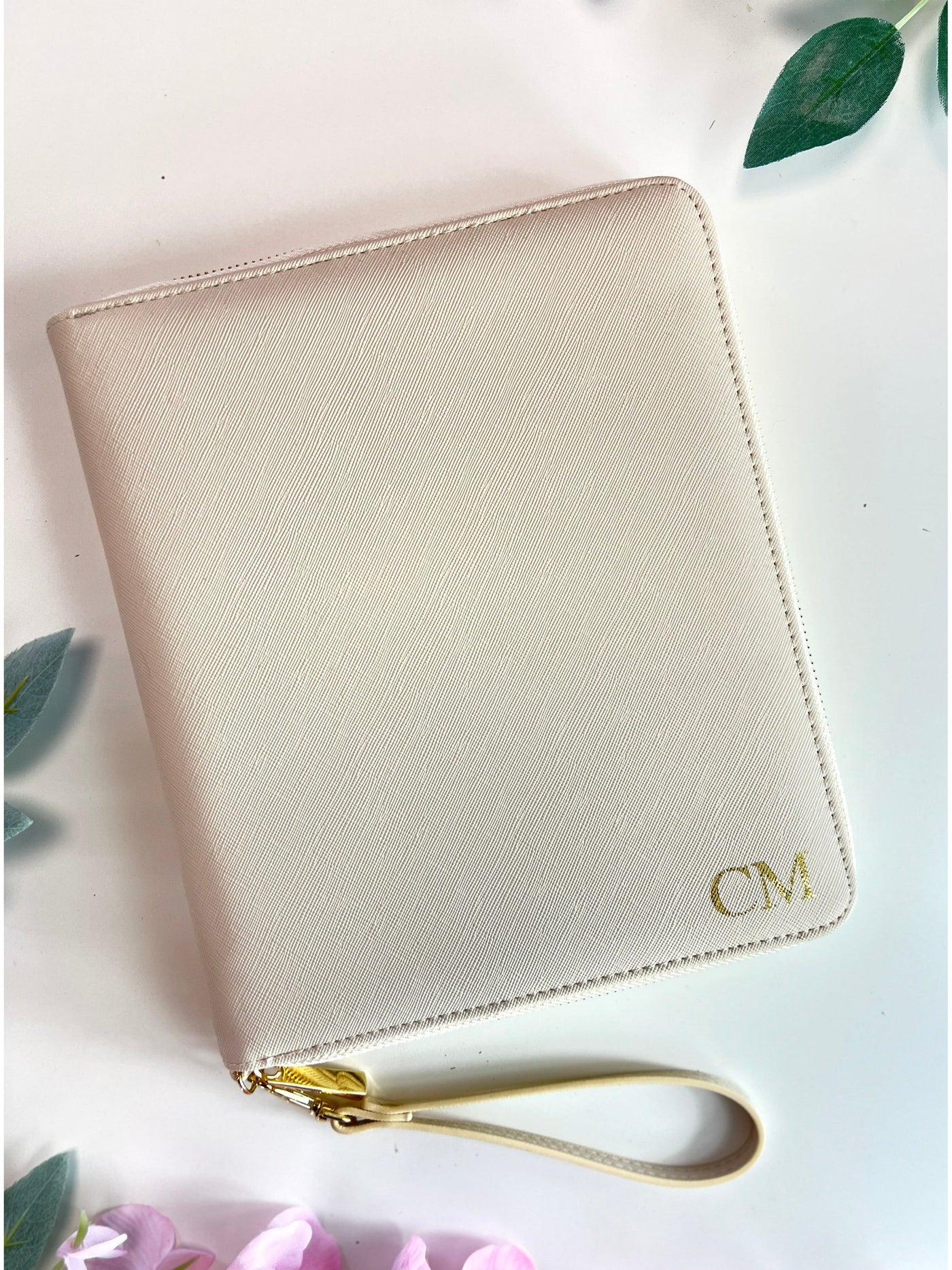 Personalised Travel document holder | Monogram Travel Wallet