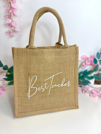 Personalised Teacher Gift Tote Bag