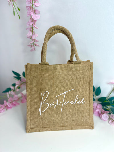 Personalised Teacher Gift Tote Bag