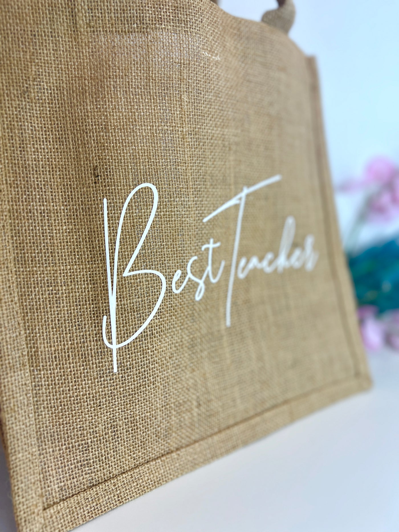 Personalised Teacher Gift Tote Bag