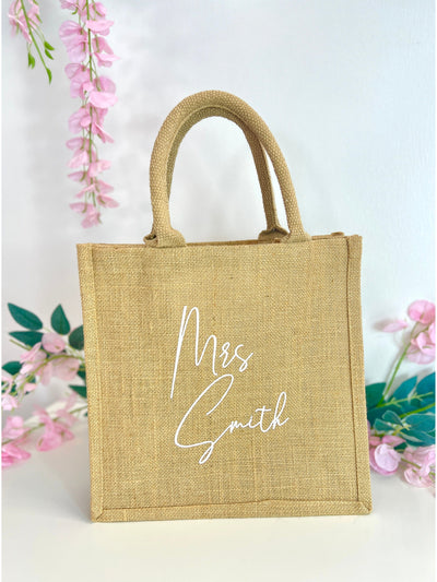 Personalised Mrs Gift Tote Bag
