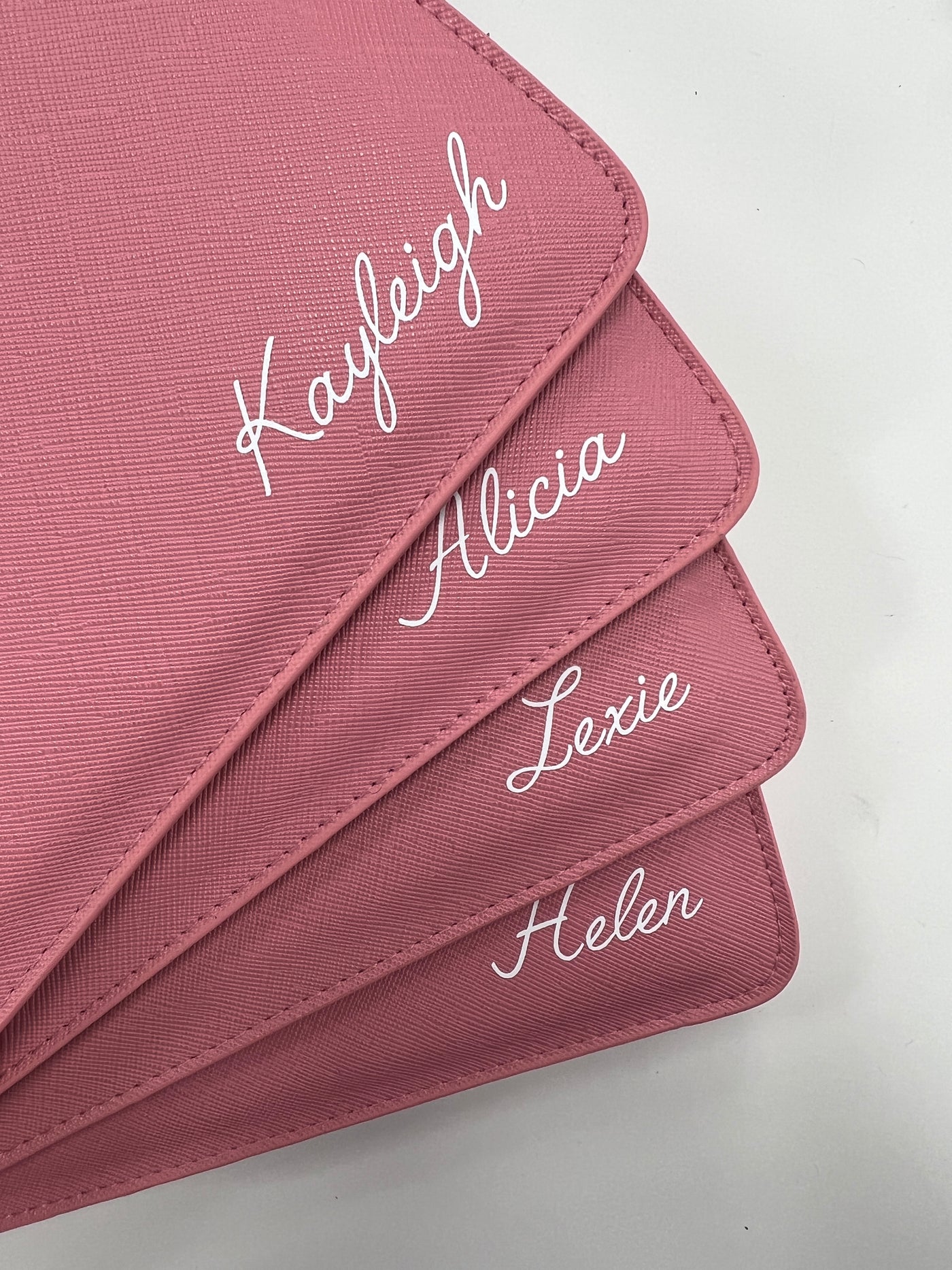 Personalised name sales clutch bag