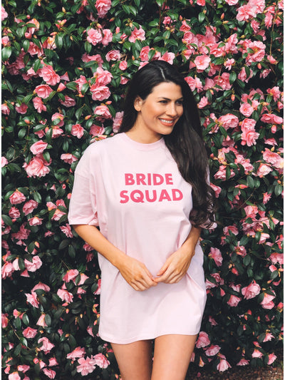 BRIDE SQUAD sleep tshirt | personalised pyjamas