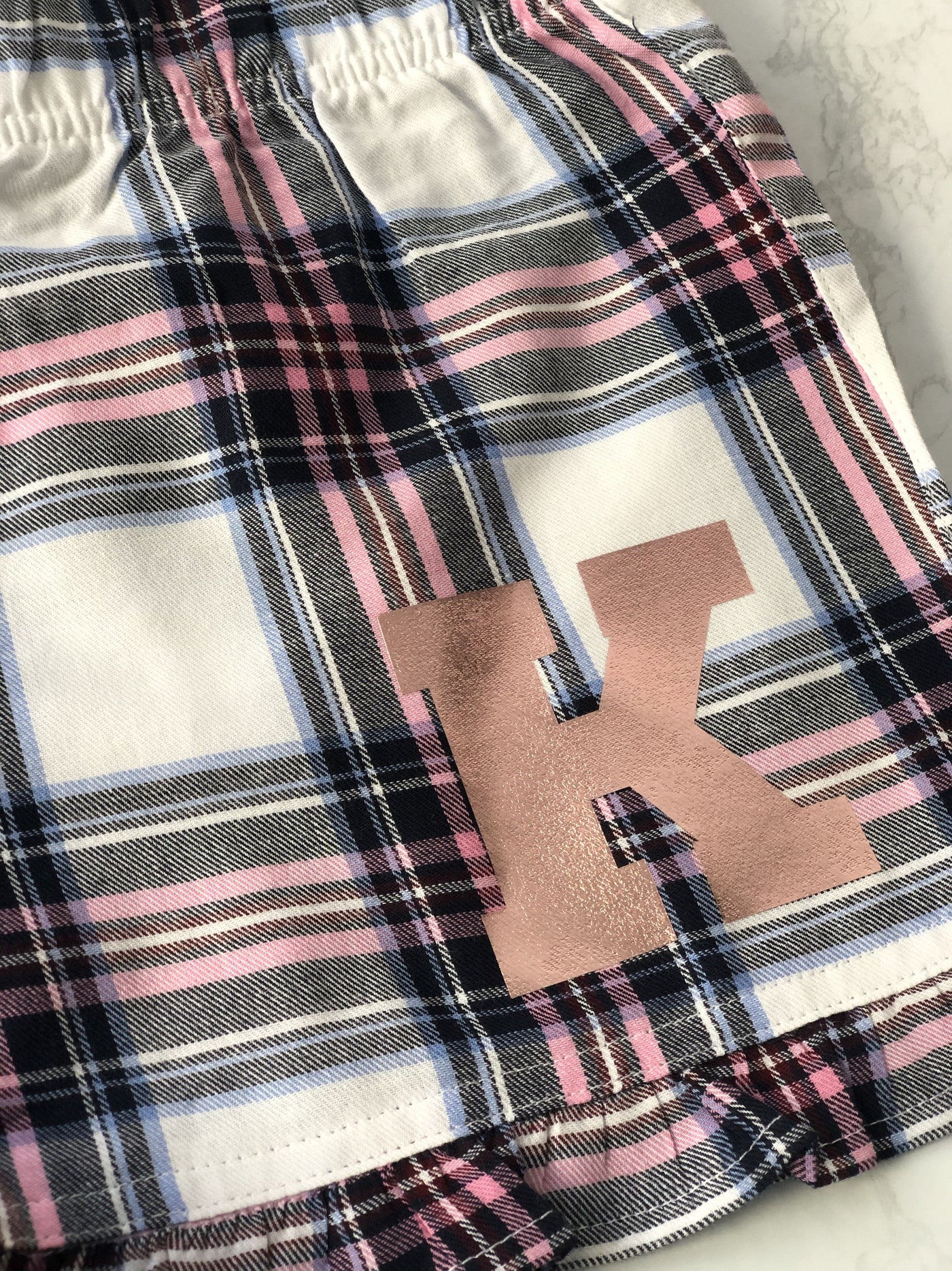 Personalised Varsity Pyjama Set