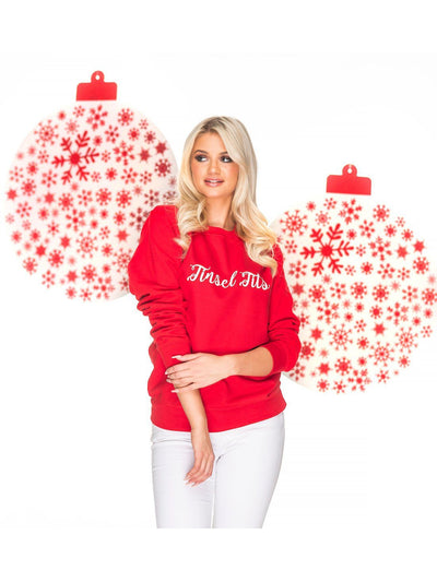 TINSEL TITS Christmas Jumper