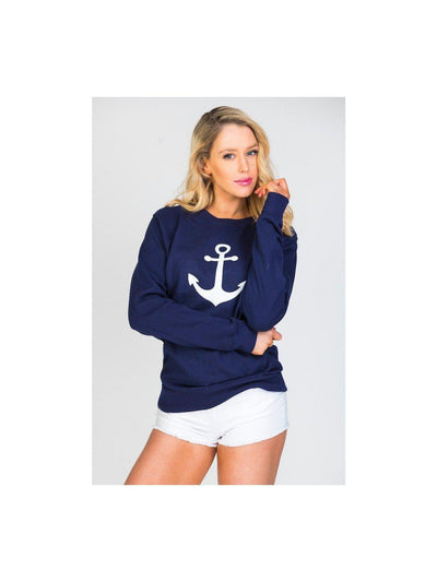 ANCHOR sweat in navy