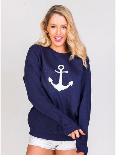 ANCHOR sweat in navy