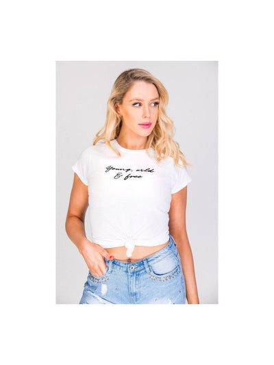 YOUNG, WILD & FREE t shirt