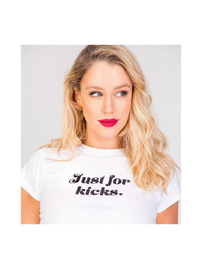 JUST FOR KICKS t shirt