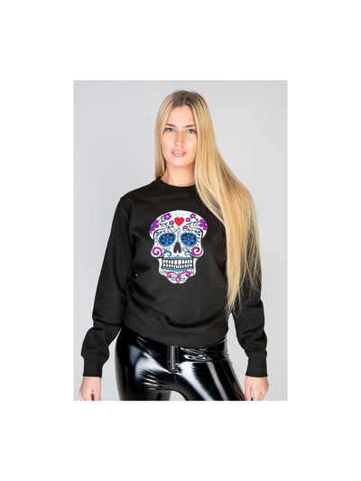 SKULL sweatshirt in black
