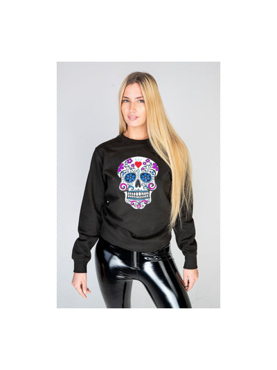 SKULL sweatshirt in black