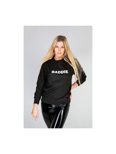 BADDIE sweatshirt in black