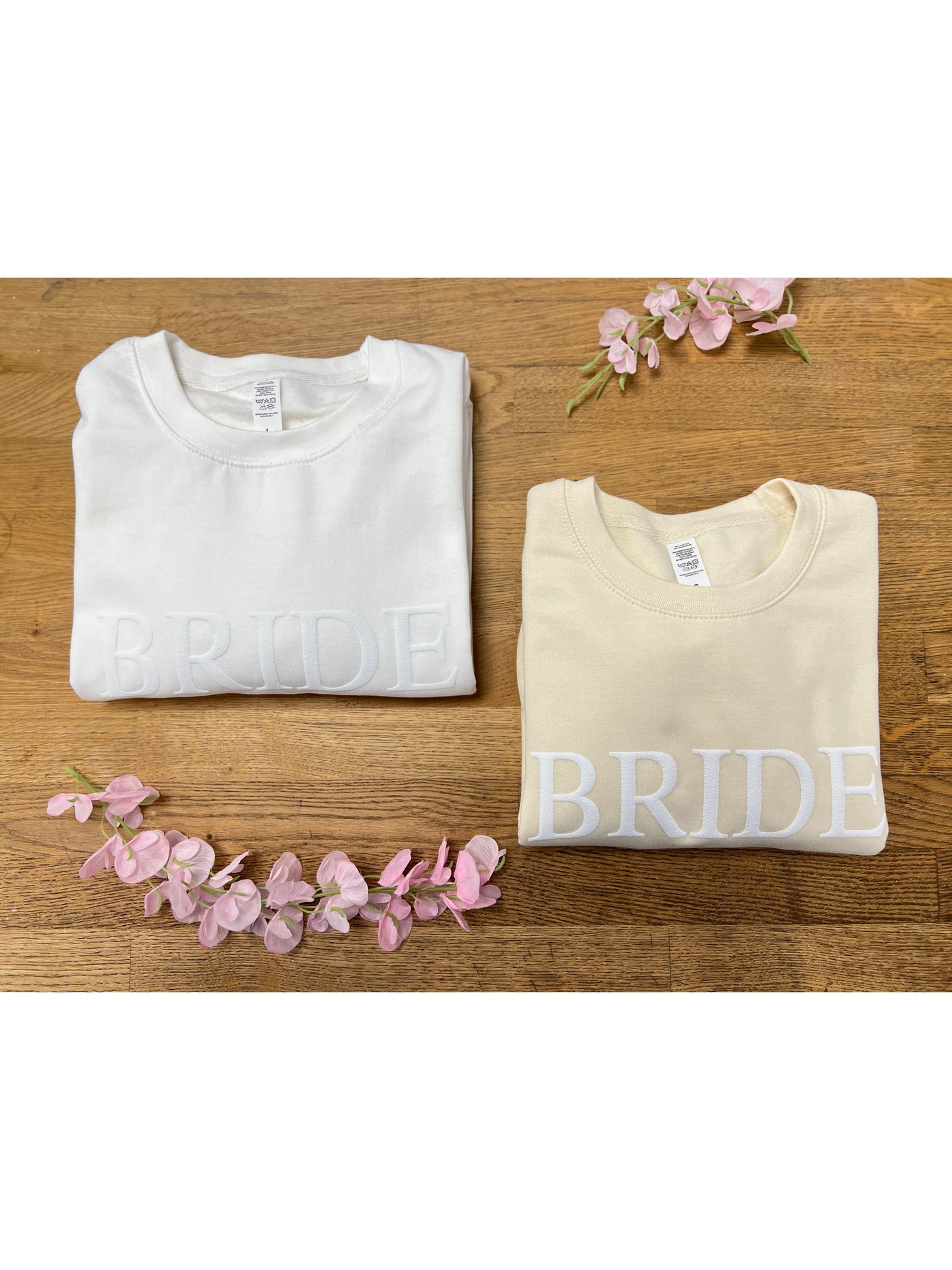 BRIDE embossed sweatshirt