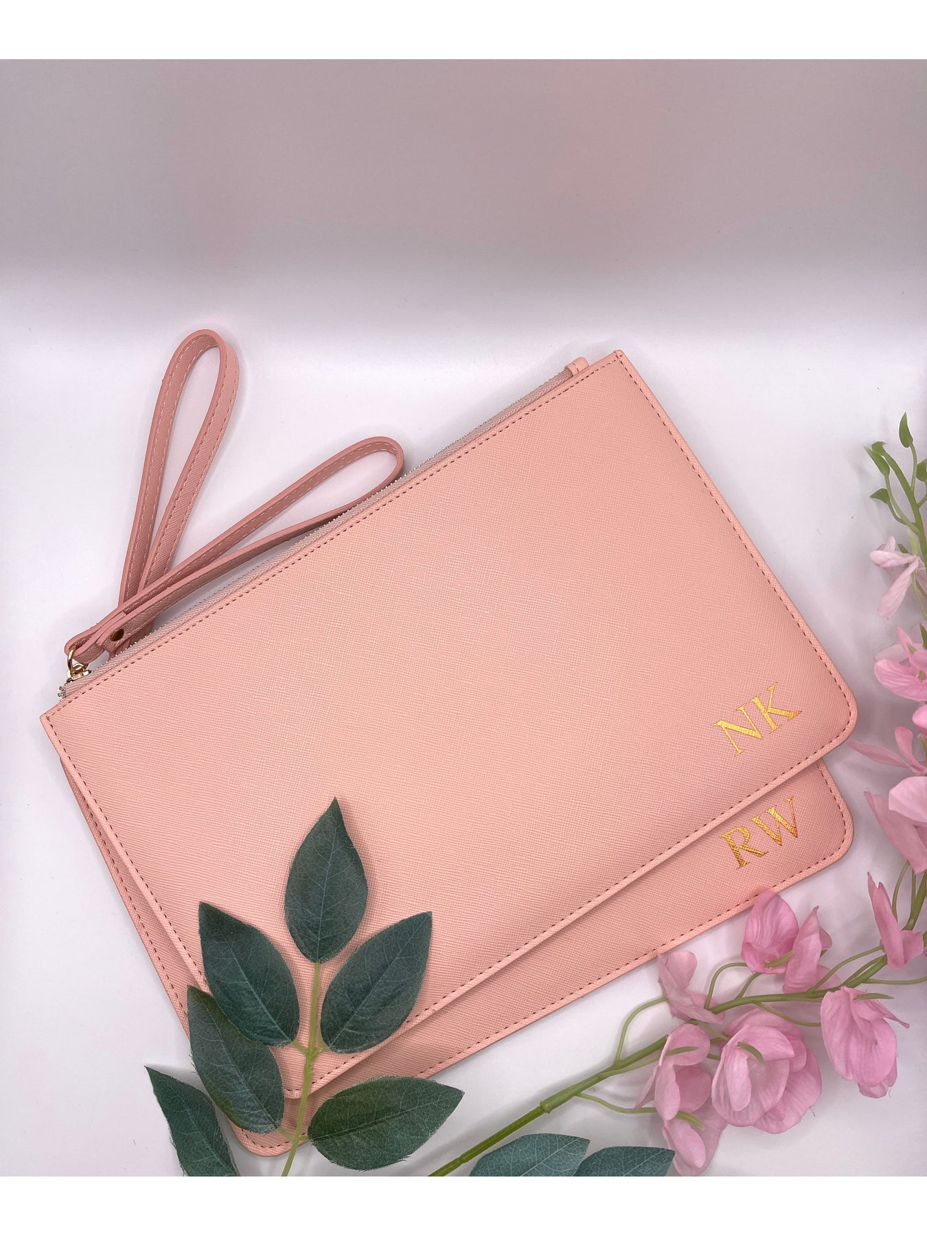 Personalised Clutch bag with monogram GET IT GRL