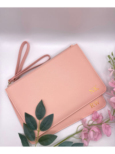 Personalised Clutch bag with monogram