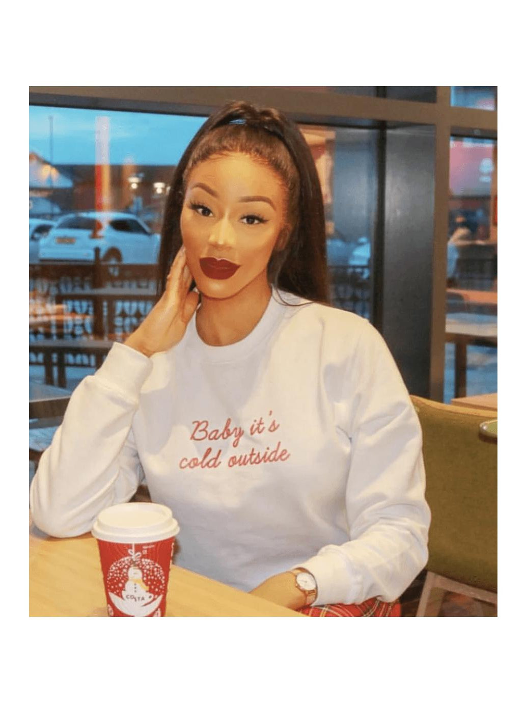 BABY IT'S COLD OUTSIDE Christmas Jumper