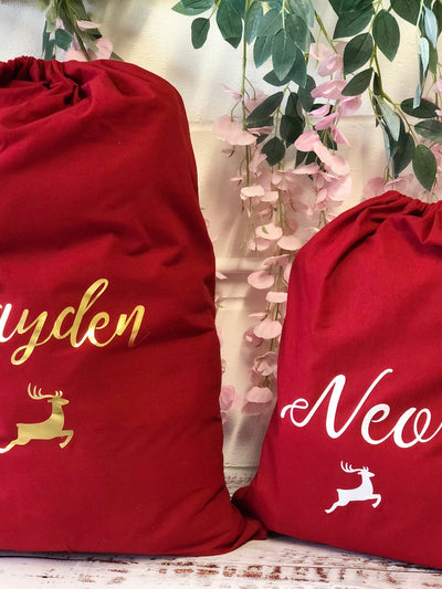Personalised Santa Sack | Custom Christmas Stocking