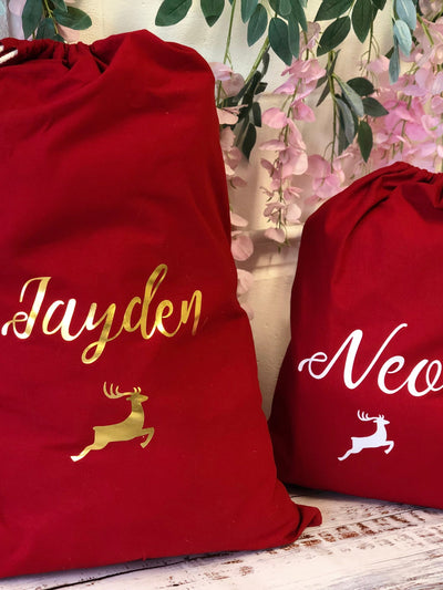 Personalised Santa Sack | Custom Christmas Stocking