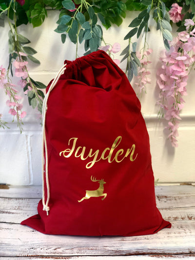 Personalised Santa Sack | Custom Christmas Stocking