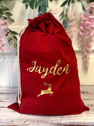 Personalised Santa Sack | Custom Christmas Stocking