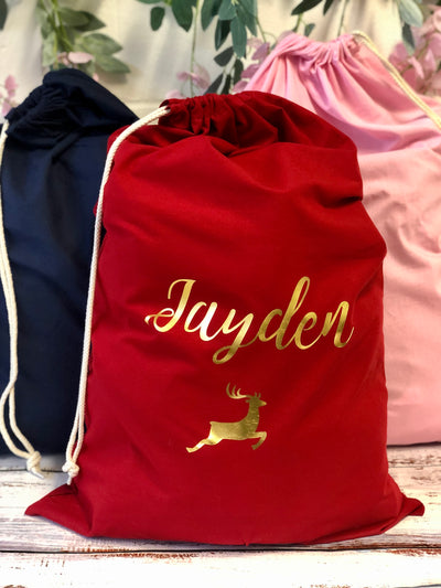 Personalised Santa Sack | Custom Christmas Stocking