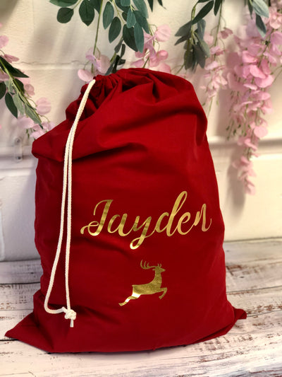 Personalised Santa Sack | Custom Christmas Stocking