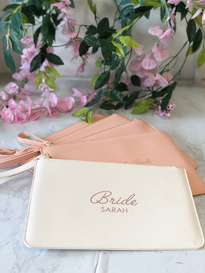 Personalised Clutch bag for Bridal Party