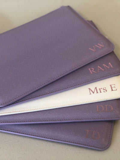 Personalised Clutch bag with monogram