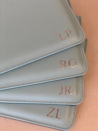 Personalised Clutch bag with monogram