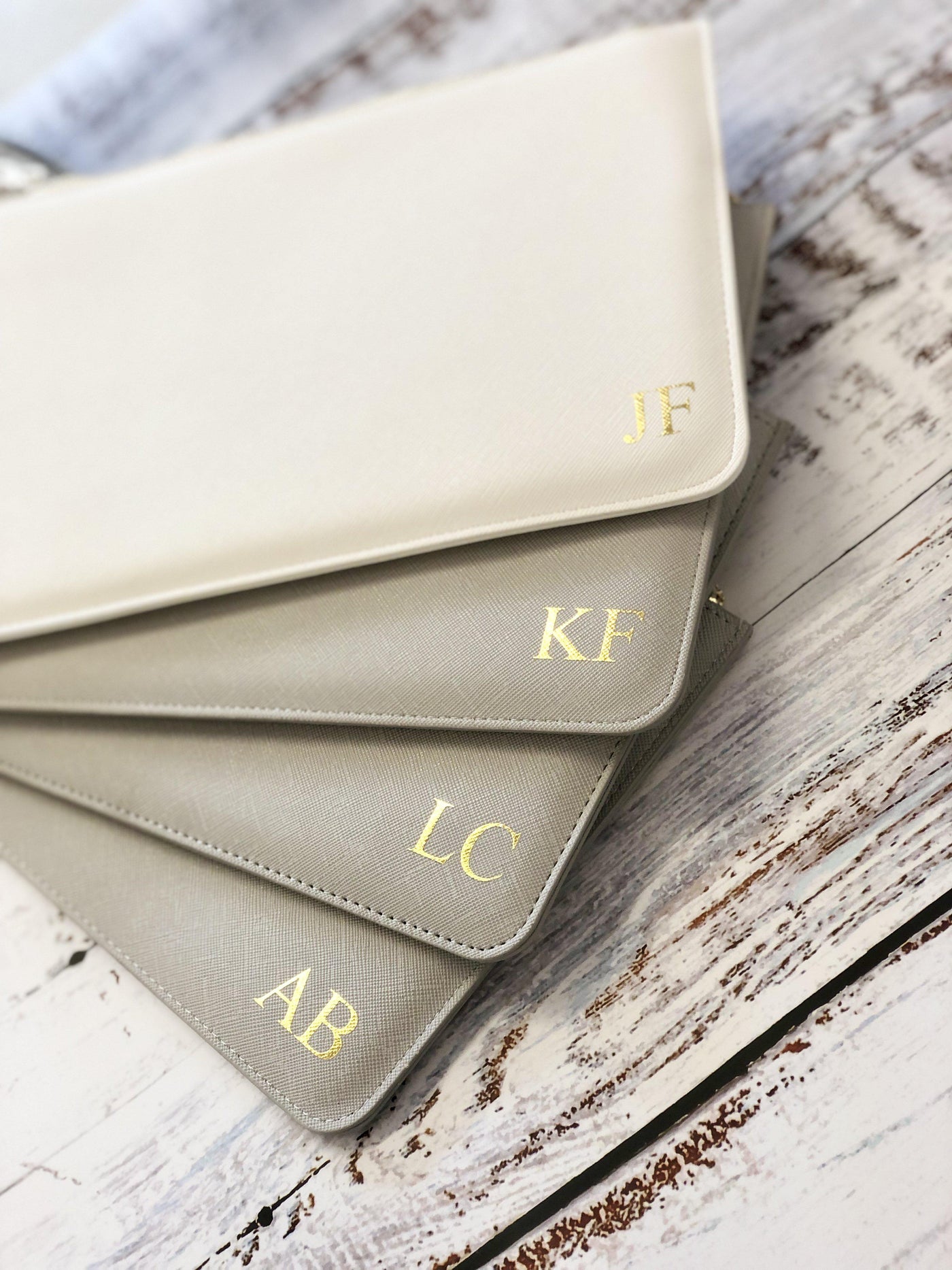 Personalised Clutch bag with monogram