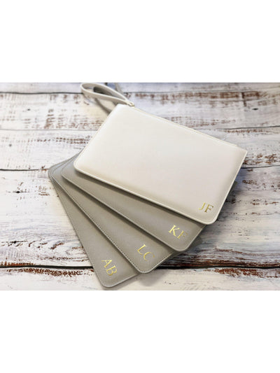 Personalised Clutch bag with monogram