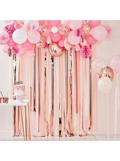 Rose Gold Confetti Balloons