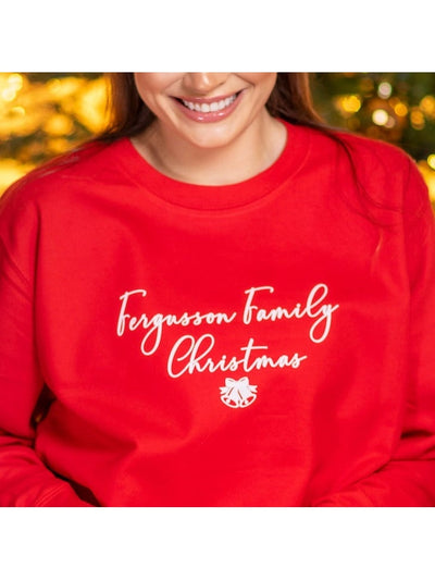 Personalised Family Christmas Sweatshirts