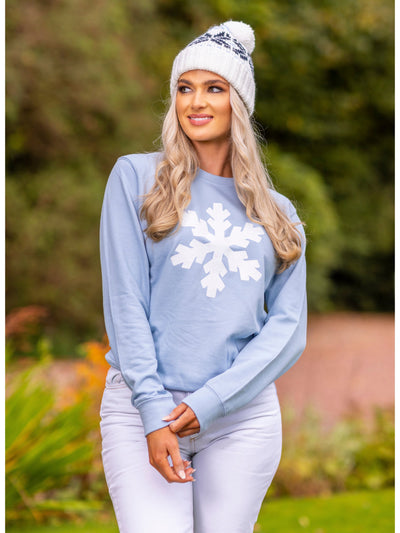 Snowflake Glitter Sweatshirt