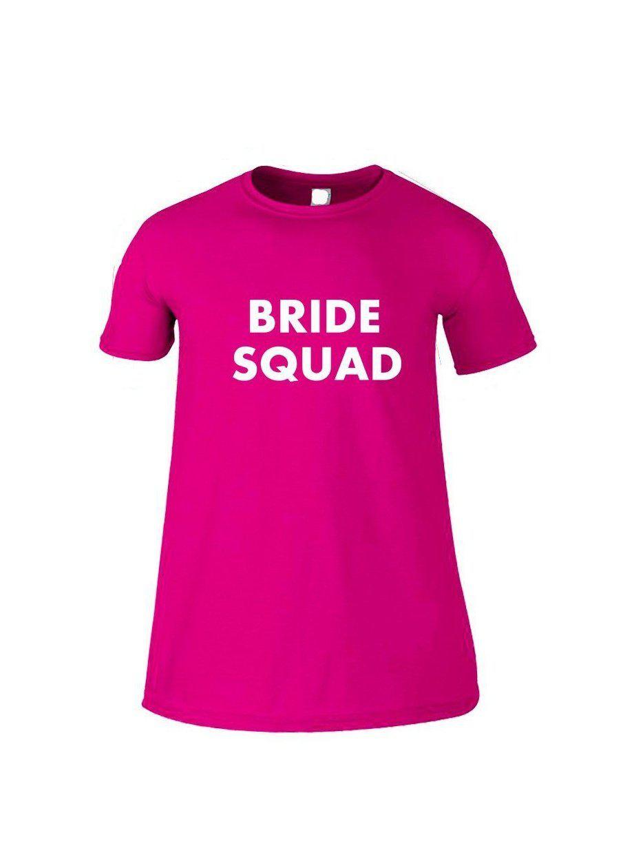 BRIDE SQUAD sleep tshirt | personalised pyjamas