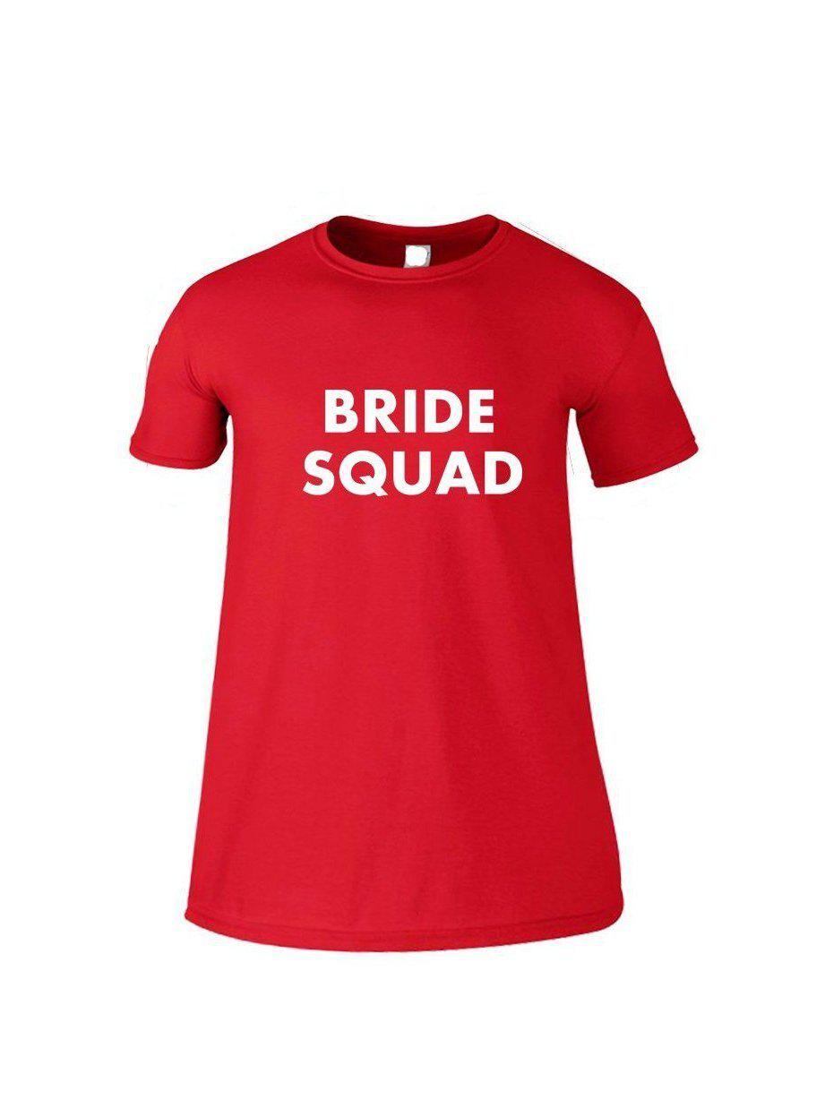 BRIDE SQUAD sleep tshirt | personalised pyjamas