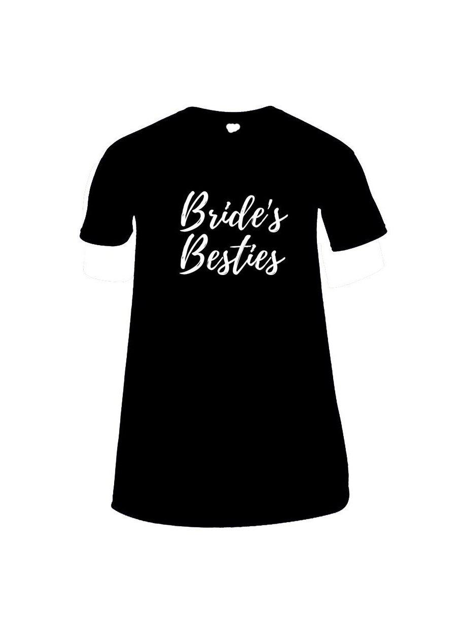 BRIDE'S BESTIES sleep tee | personalised bridesmaid pyjamas