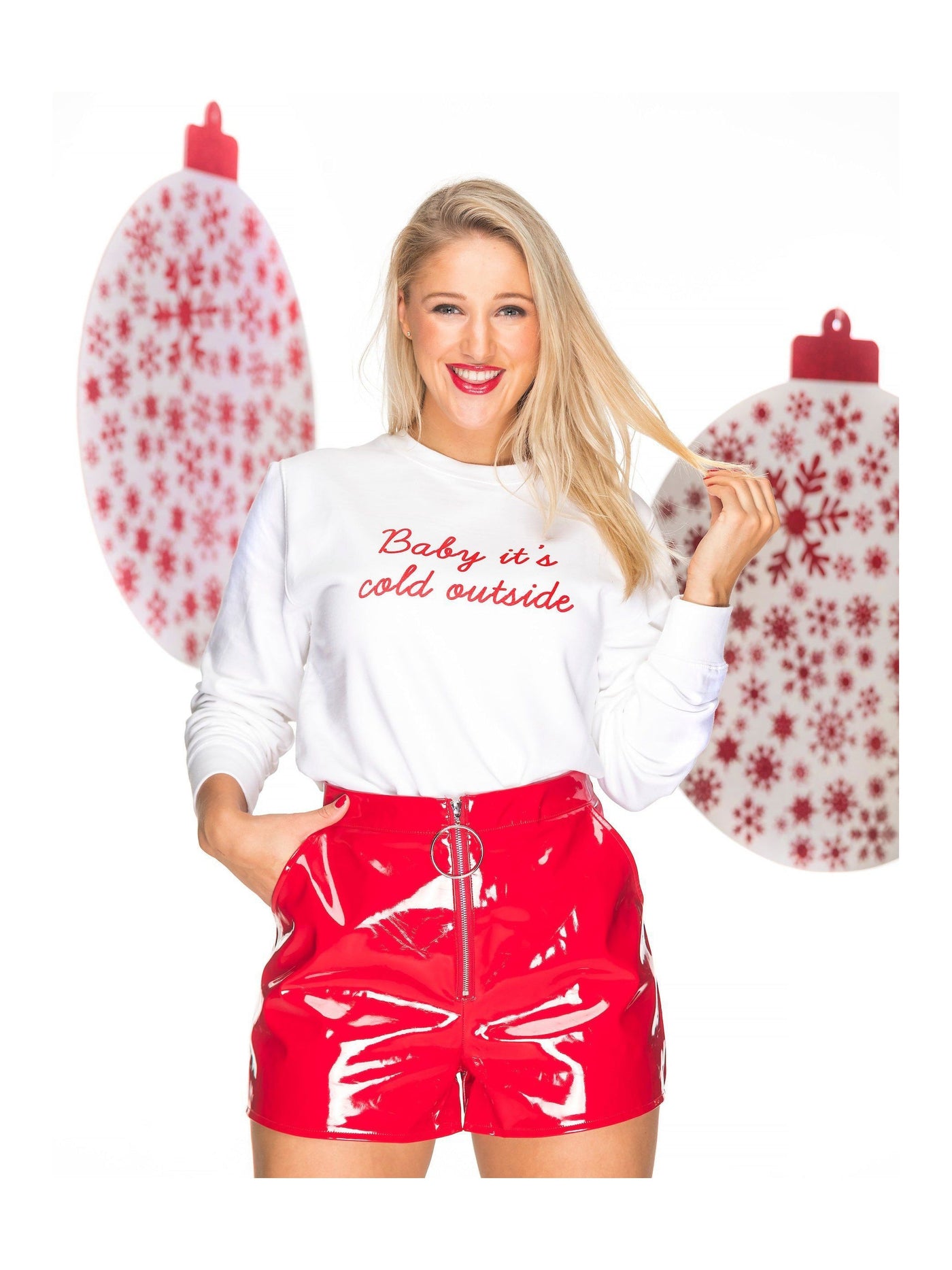 BABY IT'S COLD OUTSIDE Christmas Jumper