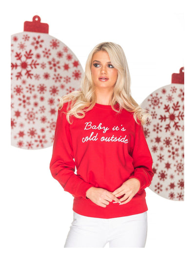 BABY IT'S COLD OUTSIDE Christmas Jumper