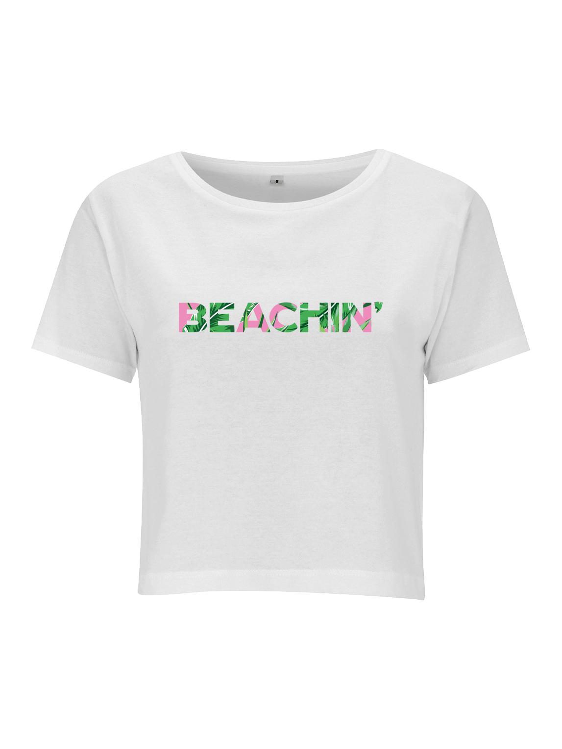 BEACHIN' crop top