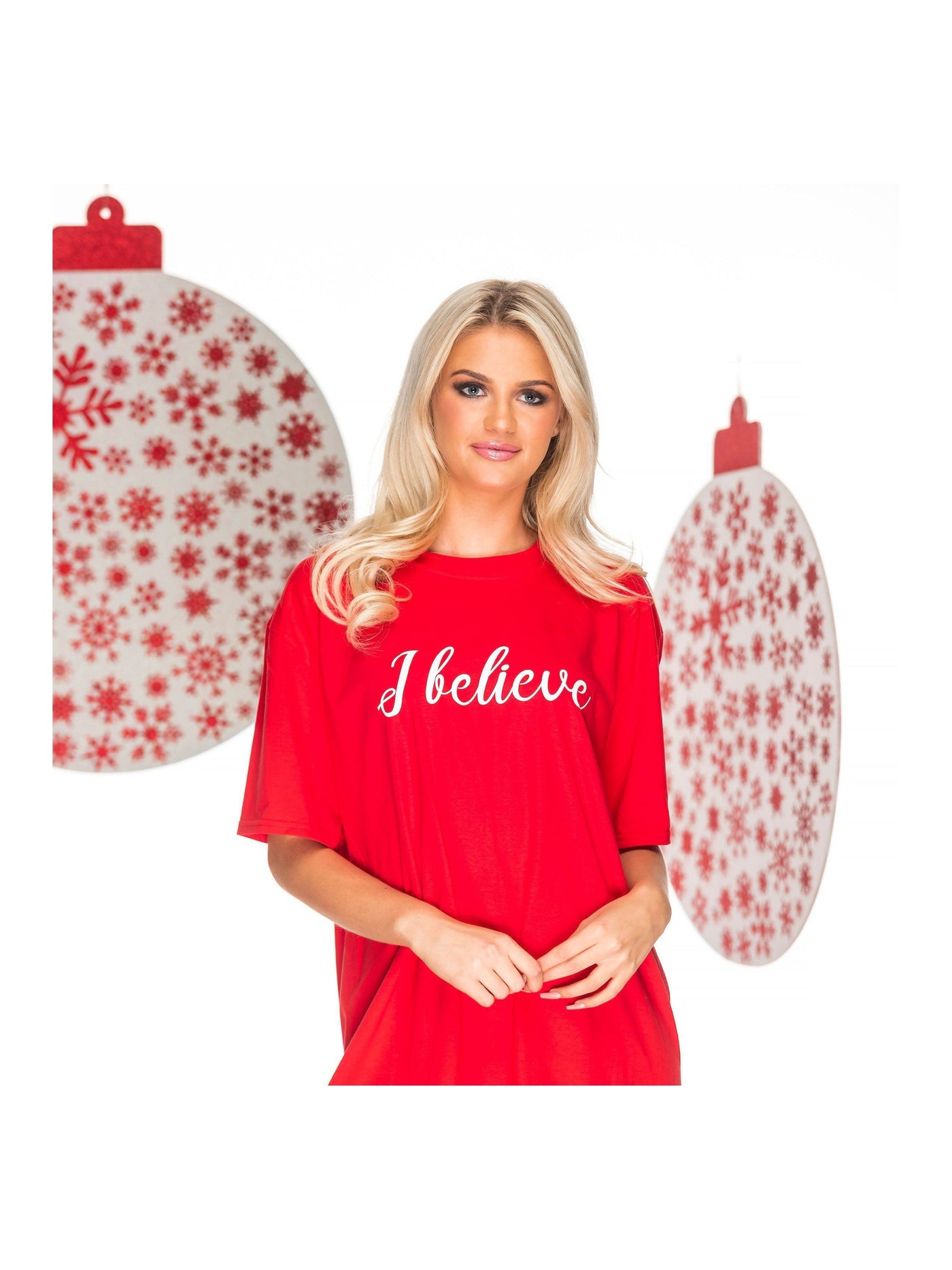 I BELIEVE Christmas Sleep Tee Pyjamas