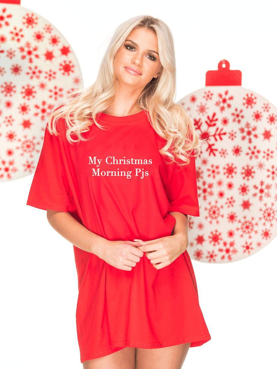 CHRISTMAS MORNING Sleep Tee Pyjamas