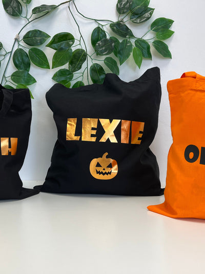 Personalised Halloween Trick or Treat Bag