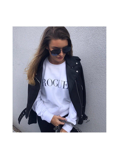 ROGUE sweatshirt in white