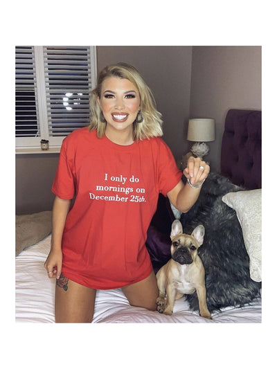 MORNINGS Christmas Sleep Tee Pyjamas