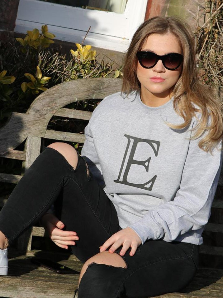 Personalised LETTER sweatshirt