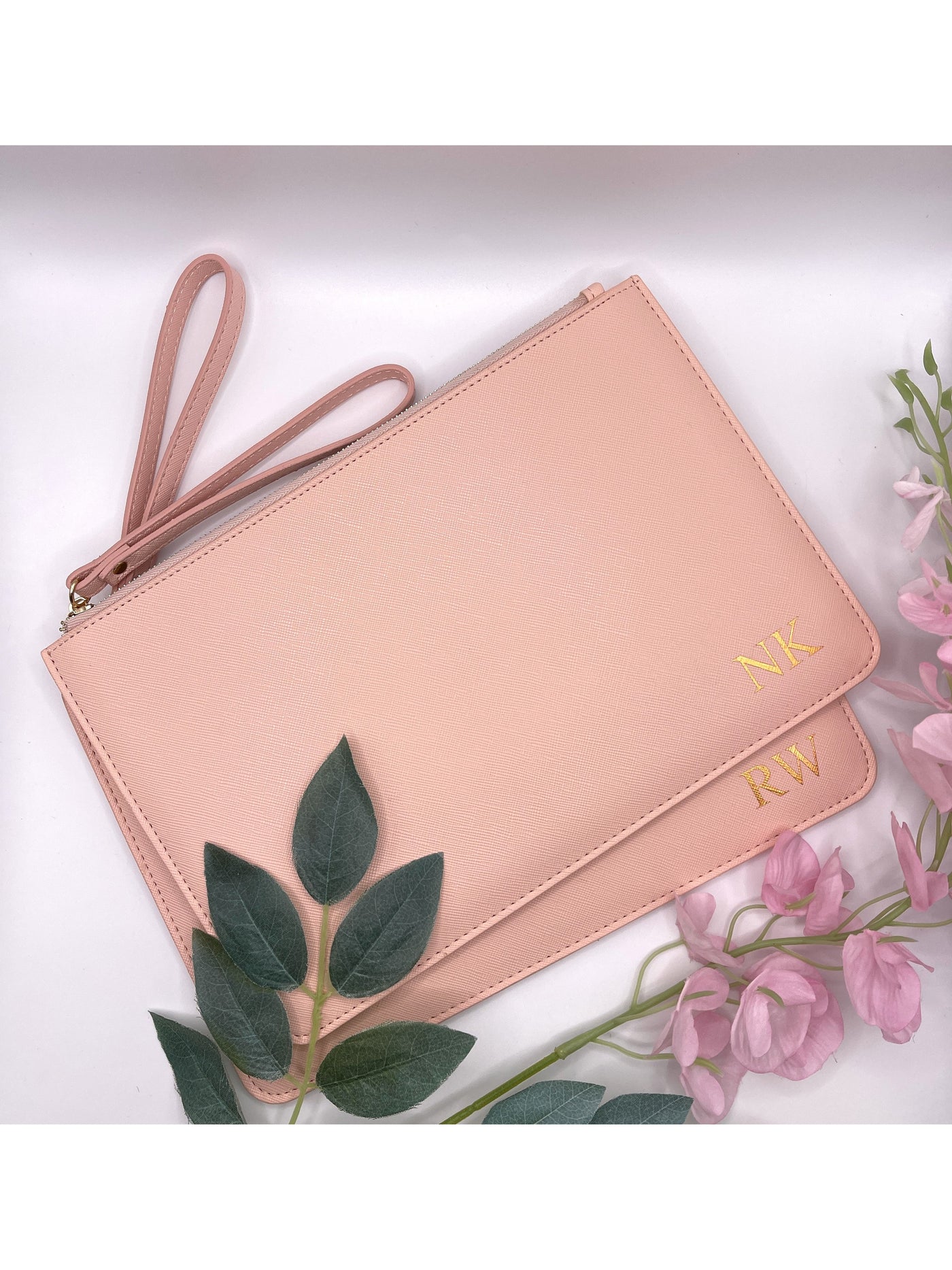 Personalised Clutch bag with monogram